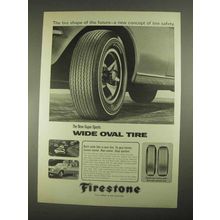 1967 Firestone Super Sports Wide Oval Tire Ad - Future