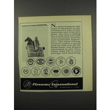 1967 Firearms International Ad - Extenisve Line