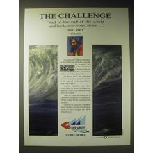 1989 Grinaker Yacht Ad - The challenge Sail to the end of the world and back