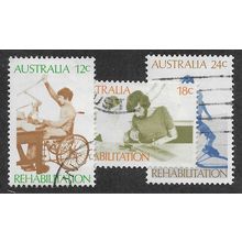 AUS 1972 (SET) 'REHABILITATION' (3v) FINE USED (EBID52-042)