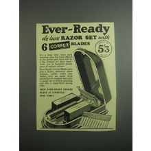 1948 Ever-Ready De Luxe Razor Set Ad