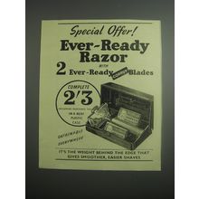 1948 Ever-Ready Razor Ad - Special Offer!
