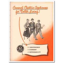 General Electric Company 1951 Vintage Catalog Appliances Better Living