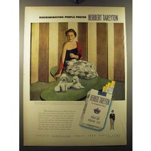 1950 Herbert Tareyton Cigarettes Ad - Mrs. William G. McKnight, Jr