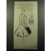 1951 Henri Bendel Suit Ad - Young-Timers champion the suit