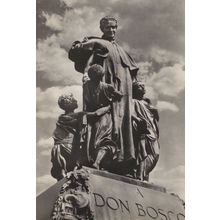 Torino Italian Don Bosco Statue Postcard