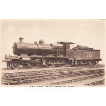 Southern Railway Mixed Traffic Engine 343 Train Mint Postcard