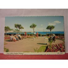 TORRE ABBEY GARDENS, TORQUAY, DEVON unused postcard by Bamforth #