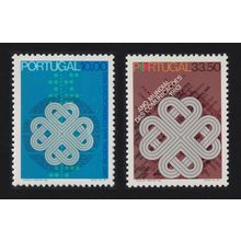 Portugal World Communications Year 2v 1983 MNH SG#1912-1913