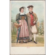 Costumes Suisses, Zürich, c.1900-05 - Edition Burgy CPA