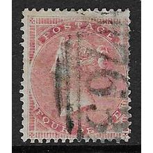 GB 1855-7 QUEEN VICTORIA 4d WMK LARGE GARTER SG66