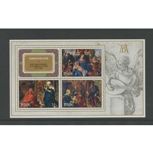 Niue 234a (232-234 + Label), 1978 Christmas, S/S, MNH (NIU425)