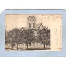 New Jersey Asbury Park First M E Church Undivided Back~3680