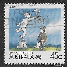 AUS 1988 45c 'LIVING TOGETHER - HEALTH' FINE USED (EBID67-188)