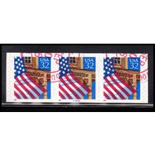 Used 2915Av 32c U.S. Flag Over Porch Very Fine PNC 87888/3 11x10 PA3563