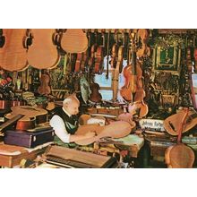 Mittenwald Geigenbauer Johann Reiter Crafts Postcard