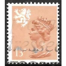 1958-67 Scotland Definitive - SG S39 13p Type I Elizabeth C5-