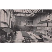 Ratcliffe College Leicester Snooker Billiards Playroom Old Postcard