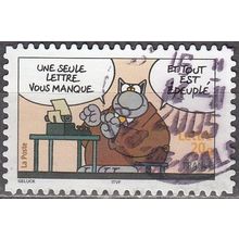 France 2005 Michel 3985 O Cote (2008) 1.10 € Philippe Geluck chat humoriste