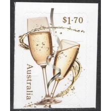 2025 CHERISHED CELEBRATIONS, CHAMPAGNE FLUTES, MNH SELF-ADHESIVE STAMP.