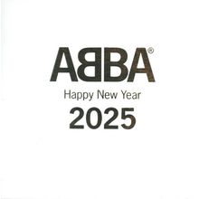 ABBA ~ HAPPY NEW YEAR 2025 ~ LIMITED EDITION WHITE COLOR VINYL 7" 45rpm NUMBERED