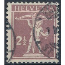 William Tell's Son: 2½c - Switzerland 1918 - FH - MiNr 136x (B)
