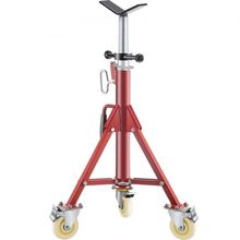 Pipe Stand, Pipe Jack Stand, V Head Pipe Stand Adjustable Height 28-52 Inch,...
