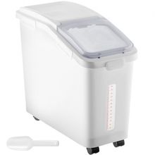 Ingredient Storage Bin, 11.4 Gallon Capacity Shelf Ingredient Bin, 280 Cup F...