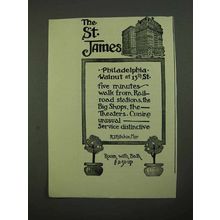 1918 The St. James Hotel Ad