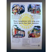 1956 Bell Telephone Ad - Help You Have More Fun