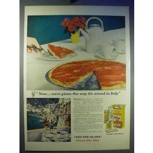 1956 Chef Boy-ar-dee Pizza Ad - Way Served in Italy