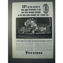 1966 Firestone De Luxe Champion Tires Ad - Strong