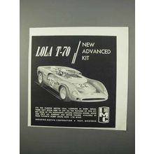 1966 Industro-Motive IMC Lola T-70 Model Kit Ad