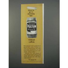 1966 Instant Postum Ad - How to Get a Morning Lift
