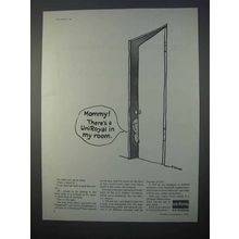 1966 UniRoyal U.S. Rubber Ad - Mommy! In My Room