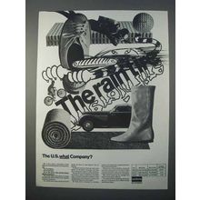 1966 UniRoyal U.S. Rubber Ad - The U.S. What Company?