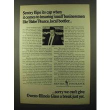 1966 Sentry Insurance Ad - Flips its Cap