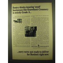 1966 Sentry Insurance Ad - Knowlton's Creamery