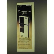 1979 Philips 195 Pocket Memo Ad - Conversation Piece