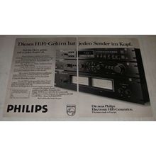 1979 Philips Ad - in German - Digital Tuner 180, Pre Amplifier 280