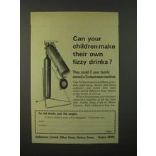 1964 Sodastream Limited Ad - Can your children make their own fizzy drinks?