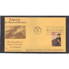 FDC Falkon 1686c 13c Yorktown (Cachet-U/A) CV42298