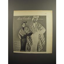 1952 Dein-Bacher Furs Ad - Dein-bacher of the Waldorf-Astoria