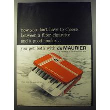 1953 Du Maurier Cigarettes Ad - Now you don't have to choose between