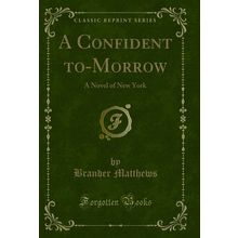 A Confident to-Morrow: A Novel of New York (Classic Reprint)