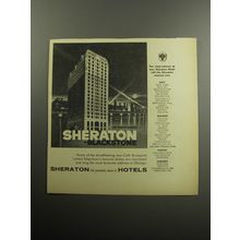 1957 Sheraton Blackstone, Chicago Advertisement