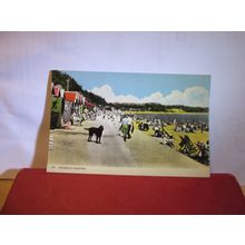 THE BEACH, MUDEFORD, HAMPSHIRE, used vintage postcard .. by Dearden 1959 pm =