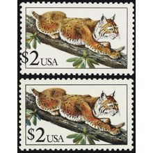 2482, Mint NH $2 With Black Color Shifted to the Left Error * Stuart Katz