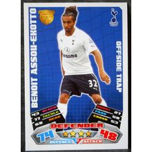 Benoit Assou-Ekotto Tottenham Spurs football trading card 2011/2012 Match Attax
