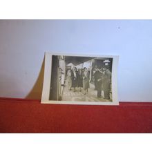 LADIES AT THE FAIR small vintage photograph 1930s